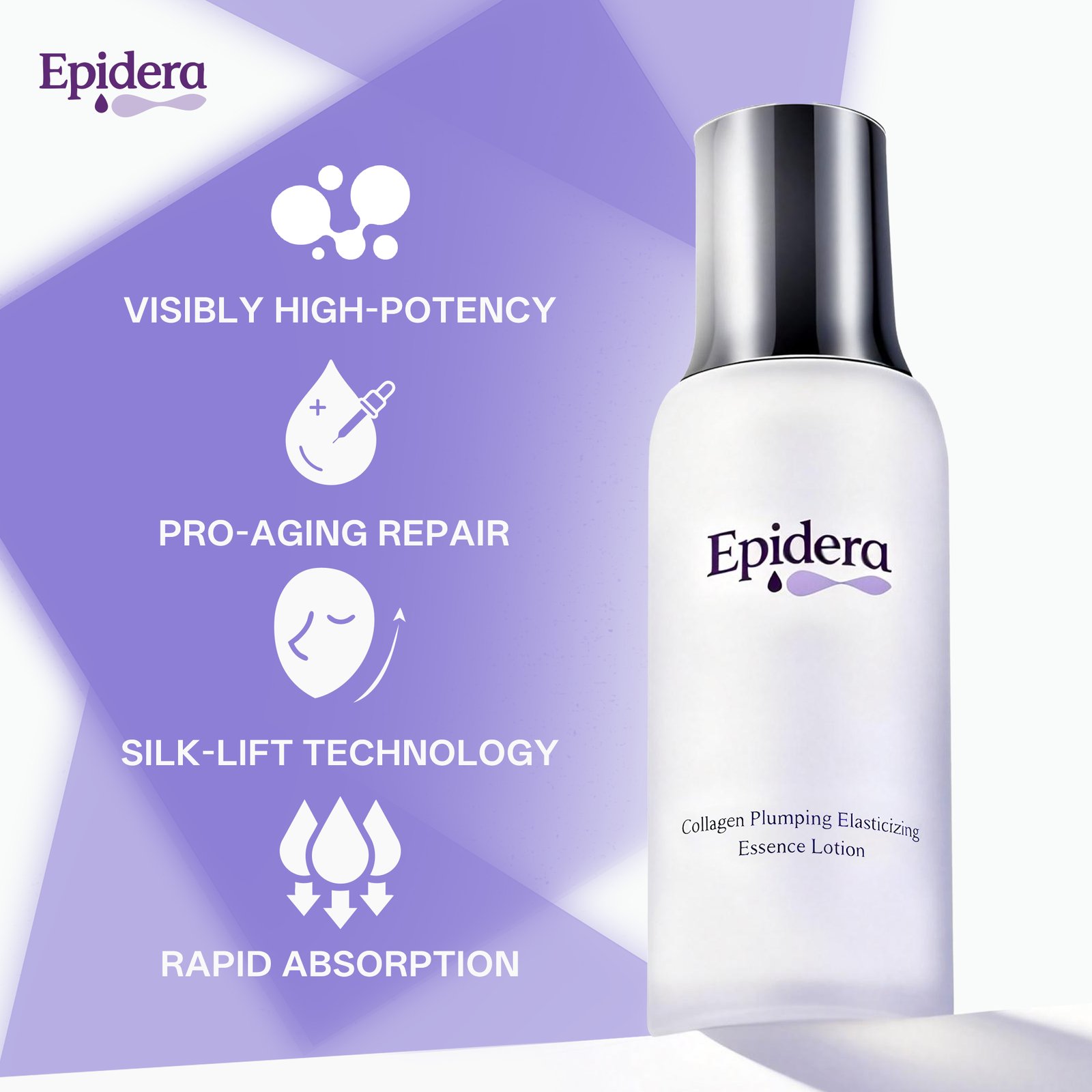 【Epidera】Collagen plumping and elastic anti-aging essence lotion （free teeth whitening strips）